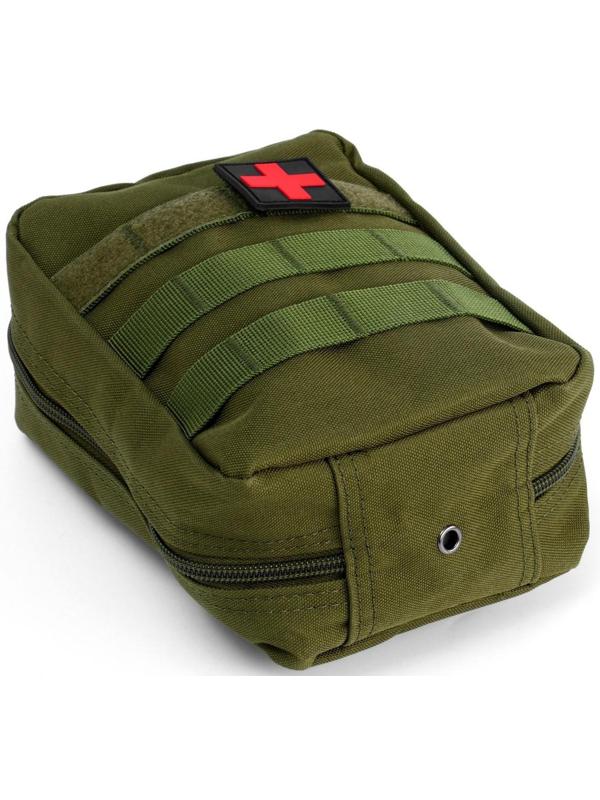 Подсумок медицинский, тактический, 20х13 см, зеленый
