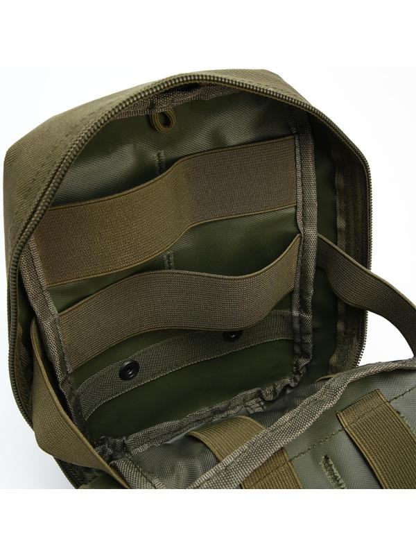 Подсумок медицинский, тактический, 20х13 см, зеленый