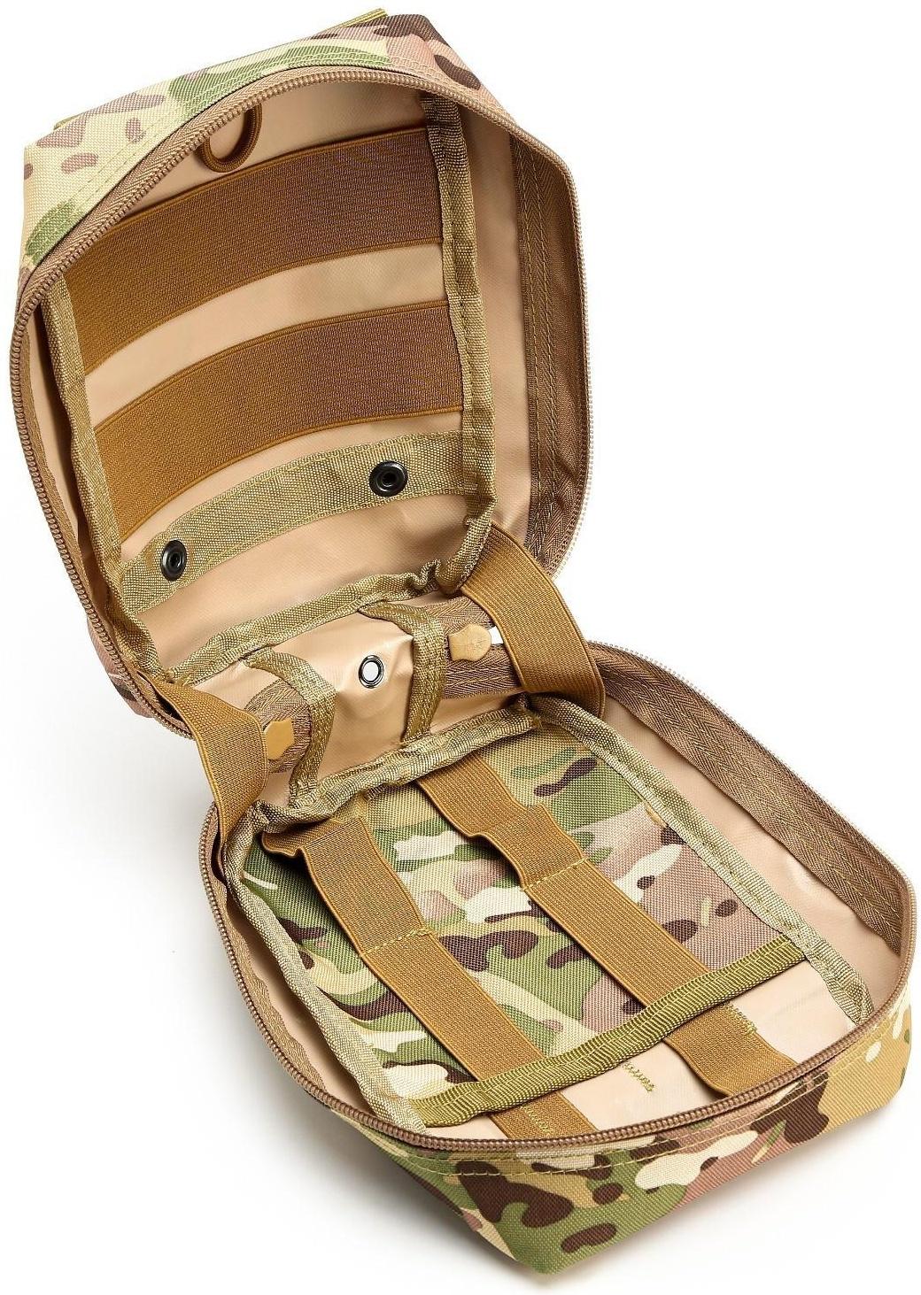 Подсумок медицинский, тактический, 20х13 см, камуфляж