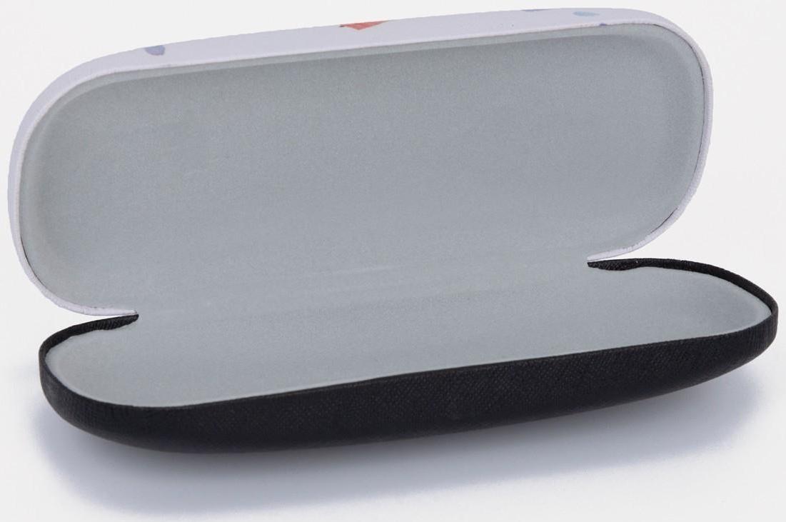 Футляр для очков, хлопушка, длина 16 см, цвет белый