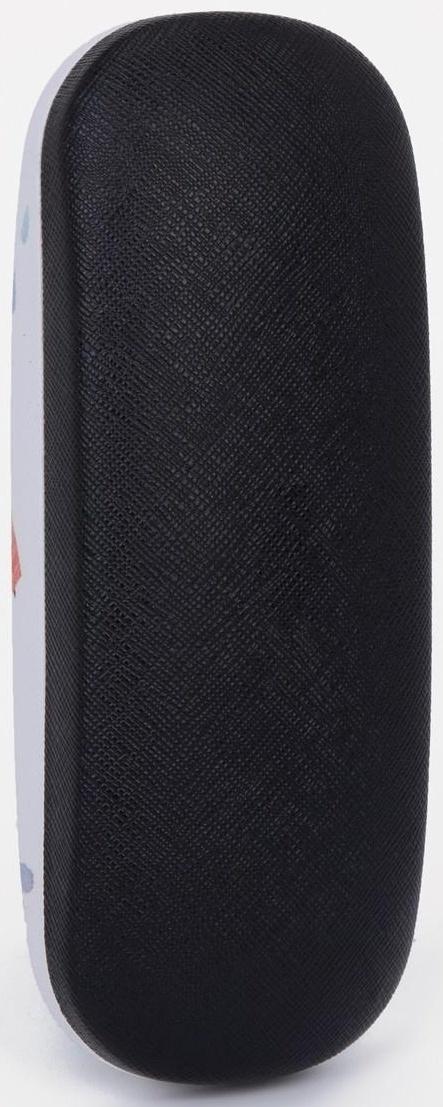 Футляр для очков, хлопушка, длина 16 см, цвет белый