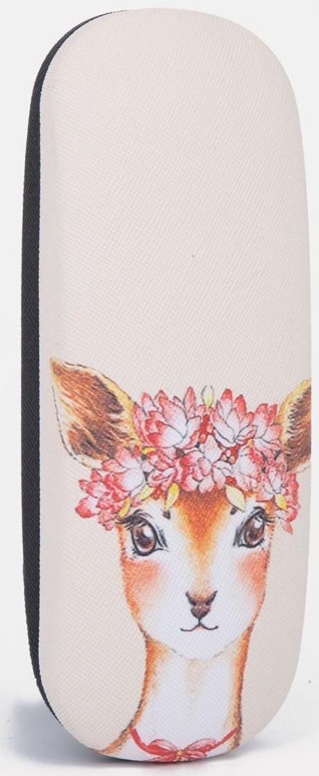 Футляр для очков, хлопушка, длина 16 см, цвет розовый