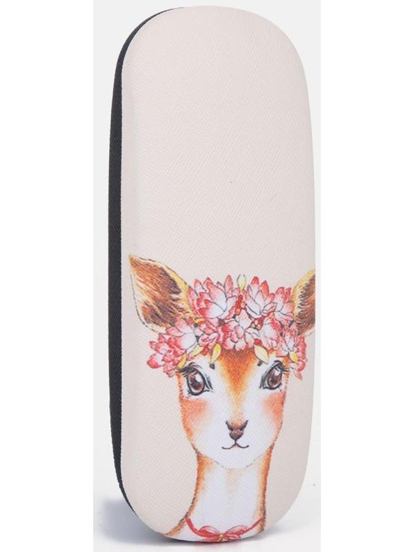 Футляр для очков, хлопушка, длина 16 см, цвет розовый