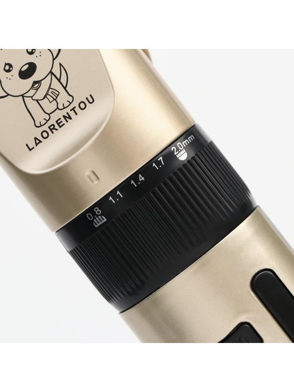 Машинка для стрижки аккумуляторная, регулировка мощности и ножа, USB-зарядка