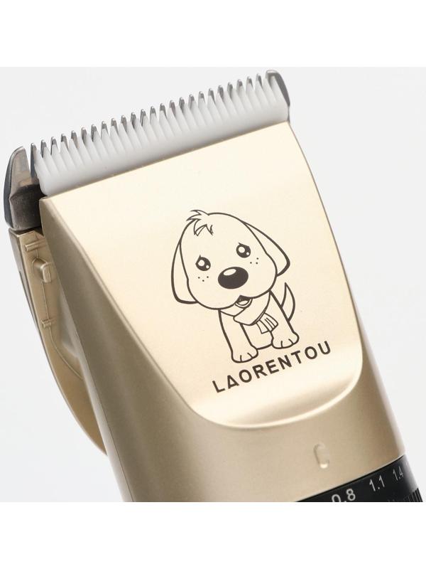 Машинка для стрижки аккумуляторная, регулировка мощности и ножа, USB-зарядка