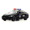 Металлическая машинка Model Car 1:24 «BMW M8 Полиция» А1900-172, 21 см., инерционная, свет, звук / Черный