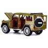 Металлическая машинка Alloy Model 1:24 «Mercedes-Benz G-class 4х4» А5503 21,5 см. инерционная, свет, звук / Золотистый