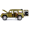 Металлическая машинка Alloy Model 1:24 «Mercedes-Benz G-class 4х4» А5503 21,5 см. инерционная, свет, звук / Золотистый