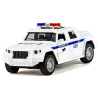 Машинка металлическая 1:32 «ГАЗ 2330 Тигр: Полиция» 1817-1822P-12D, инерционная, свет, звук / Белый