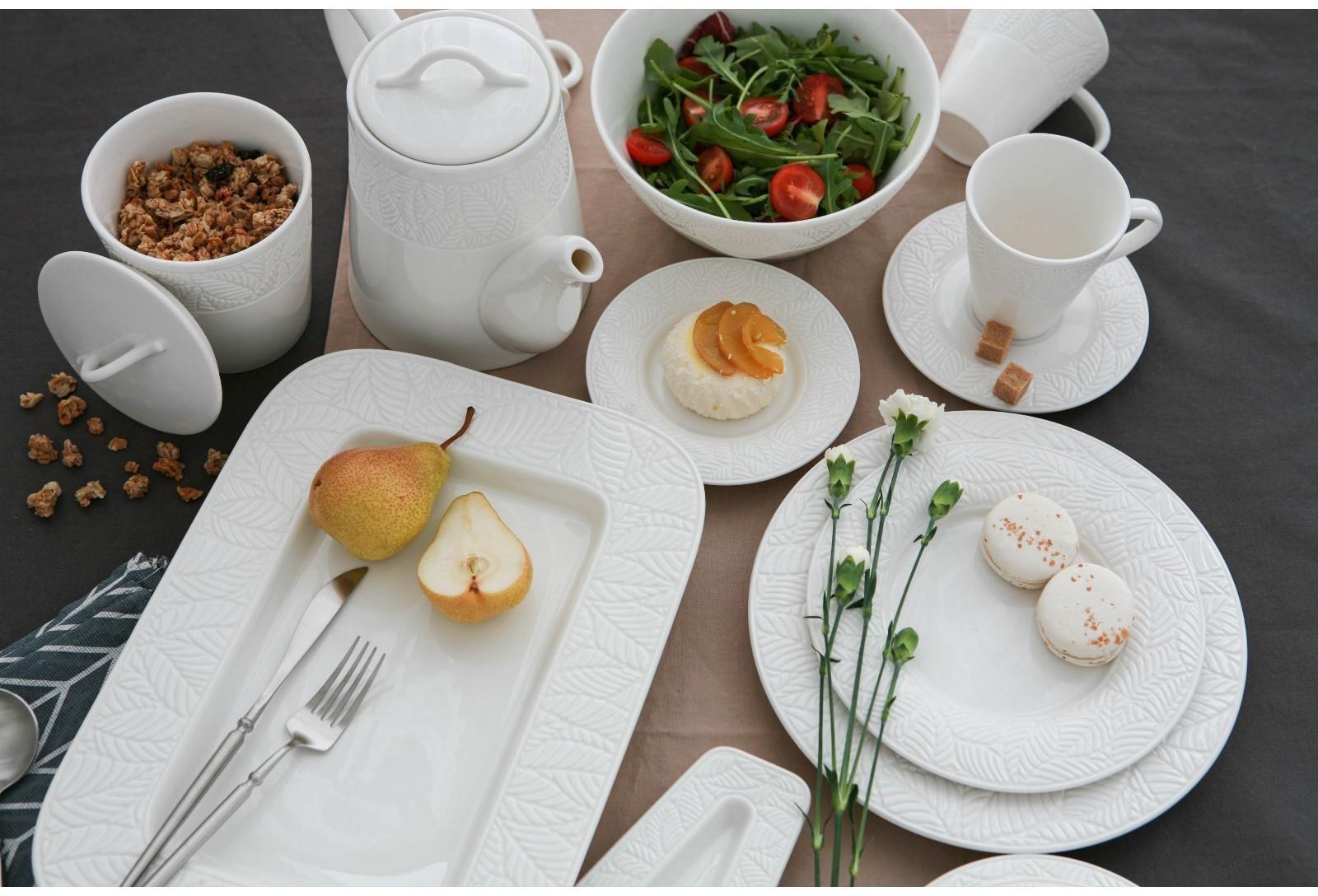 Чайник фарфоровый заварочный Magistro Сrotone, 1,4 л, 27×14×19 см, цвет белый