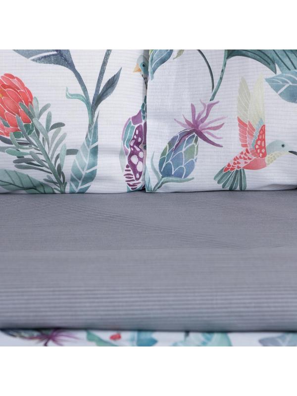 Постельное бельё Этель 1.5 сп «Тропический сад» 143х215 см, 150х214 см, 50х70 см -2 шт, поплин