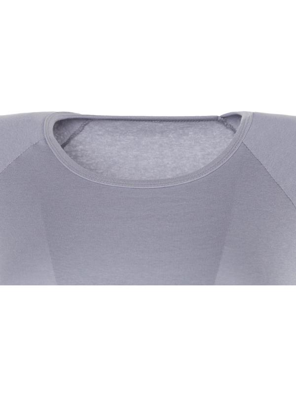 Термобельё женское (лонгслив, леггинсы), цвет светло-серый, размер 52