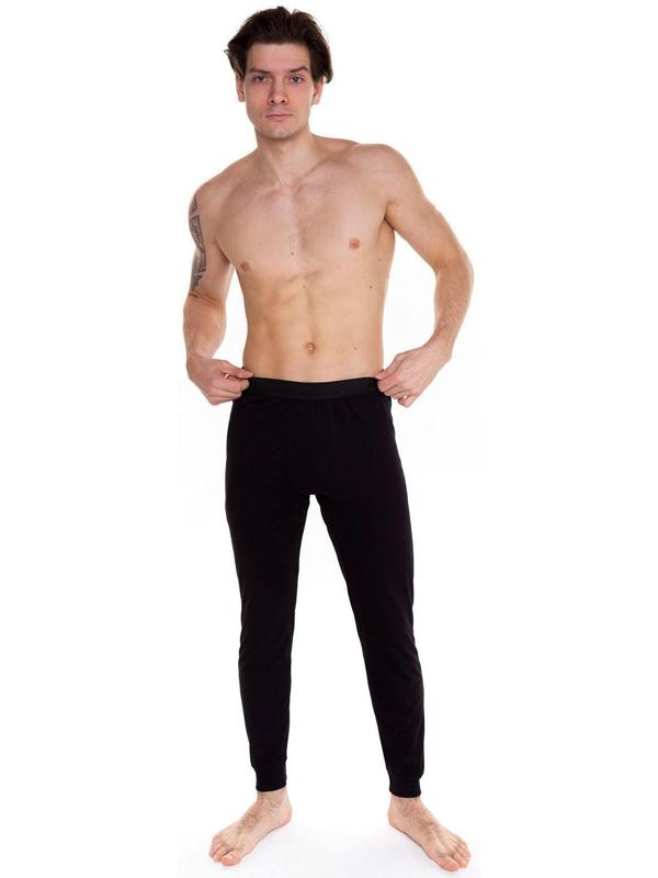 Термобельё мужское (кальсоны), цвет чёрный, размер 46