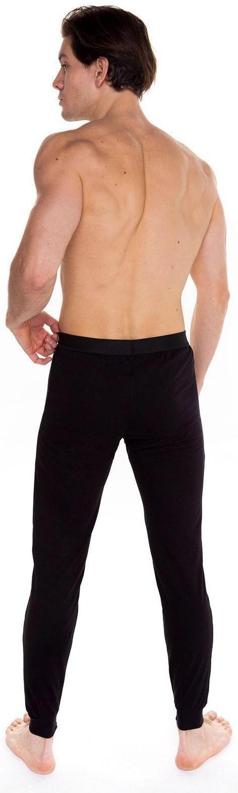Термобельё мужское (кальсоны), цвет чёрный, размер 48