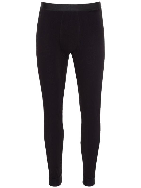 Термобельё мужское (кальсоны), цвет чёрный, размер 50