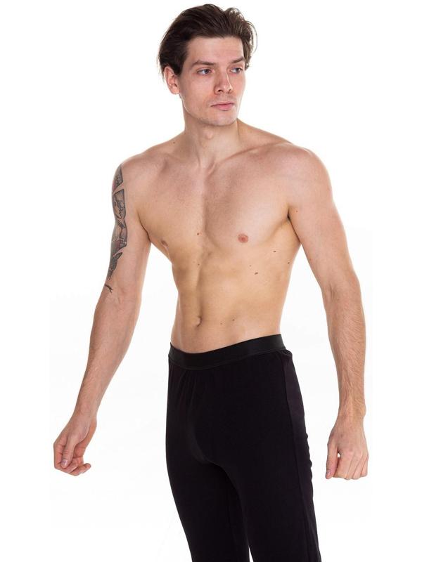 Термобельё мужское (кальсоны), цвет чёрный, размер 54