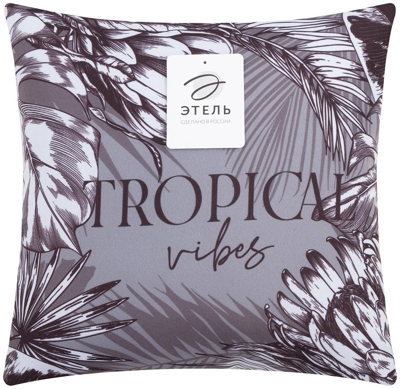 Подушка Этель Tropical vibes, 35х35 см, габардин, 100% п/э