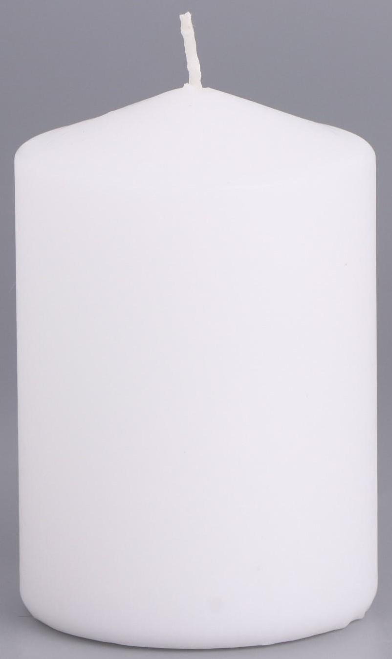 Свеча-цилиндр, 6х8,5 см, 180 г, 12 ч, белая