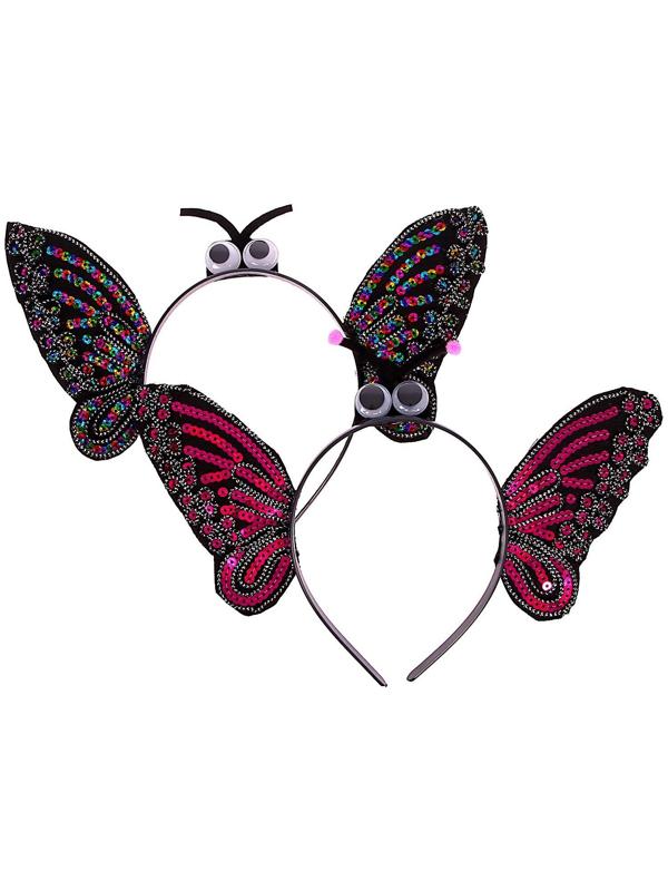 Карнавальный ободок «Бабочка», цвета МИКС