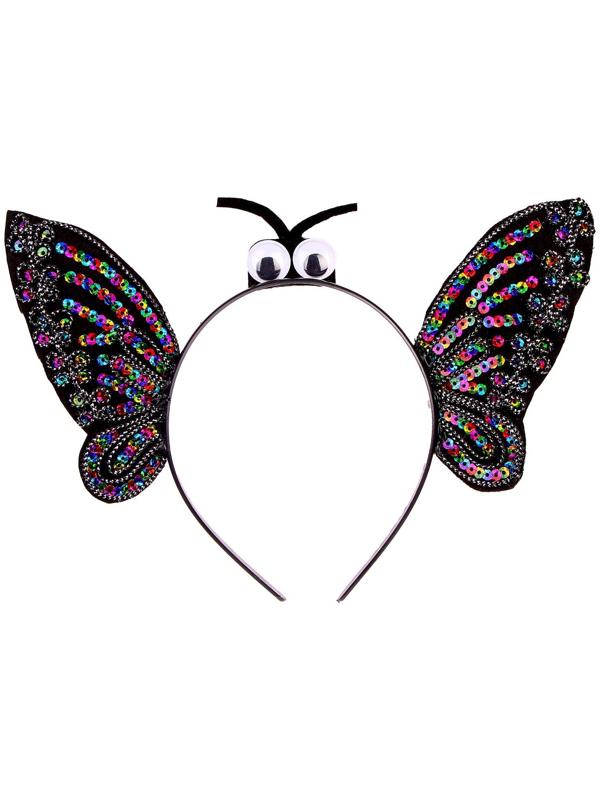 Карнавальный ободок «Бабочка», цвета МИКС