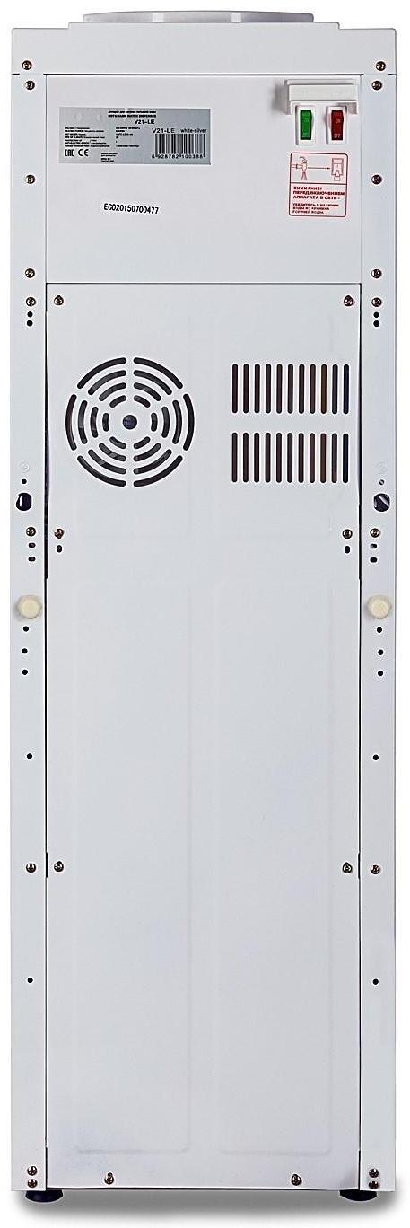 Кулер для воды Ecotronic «Экочип» V21-LE, нагрев и охлаждение, 500/50 Вт, бело-серебристый