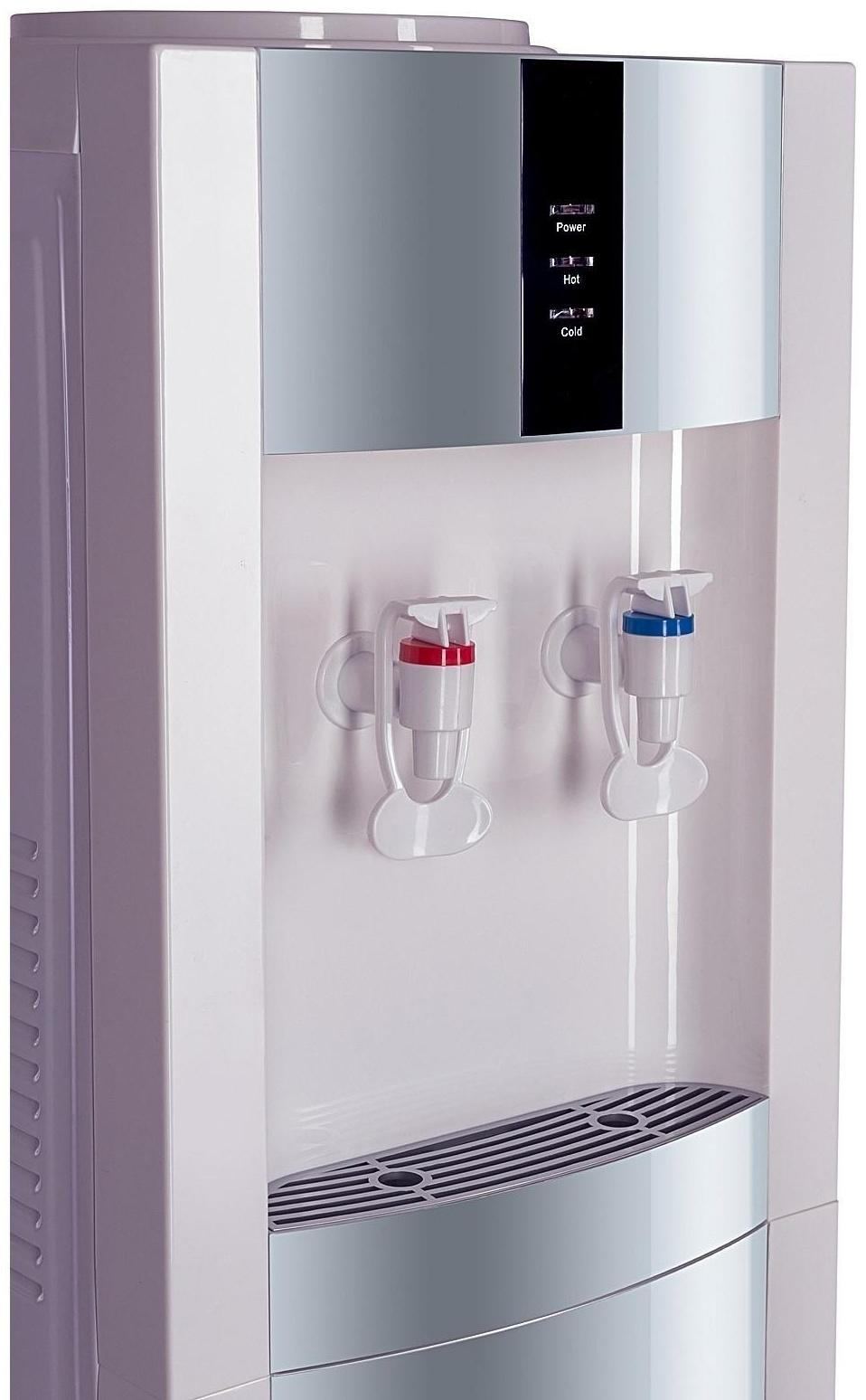 Кулер для воды Ecotronic «Экочип» V21-LE, нагрев и охлаждение, 500/50 Вт, бело-серебристый