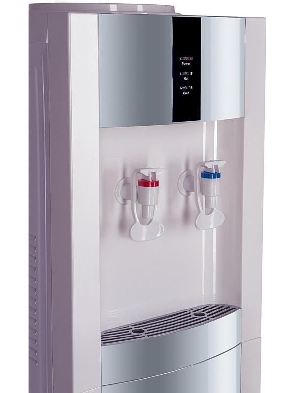 Кулер для воды Ecotronic «Экочип» V21-LE, нагрев и охлаждение, 500/50 Вт, бело-серебристый