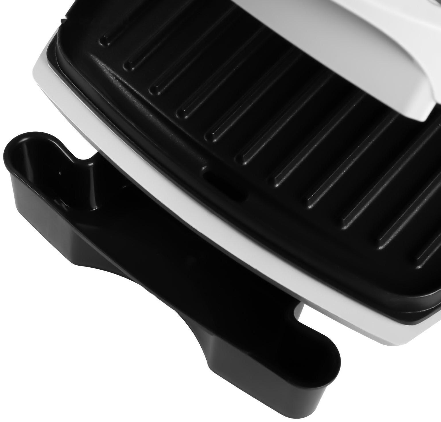 Электрогриль Galaxy GL 2967, 1200 Вт, антипригарное покрытие, 27x30 см, белый