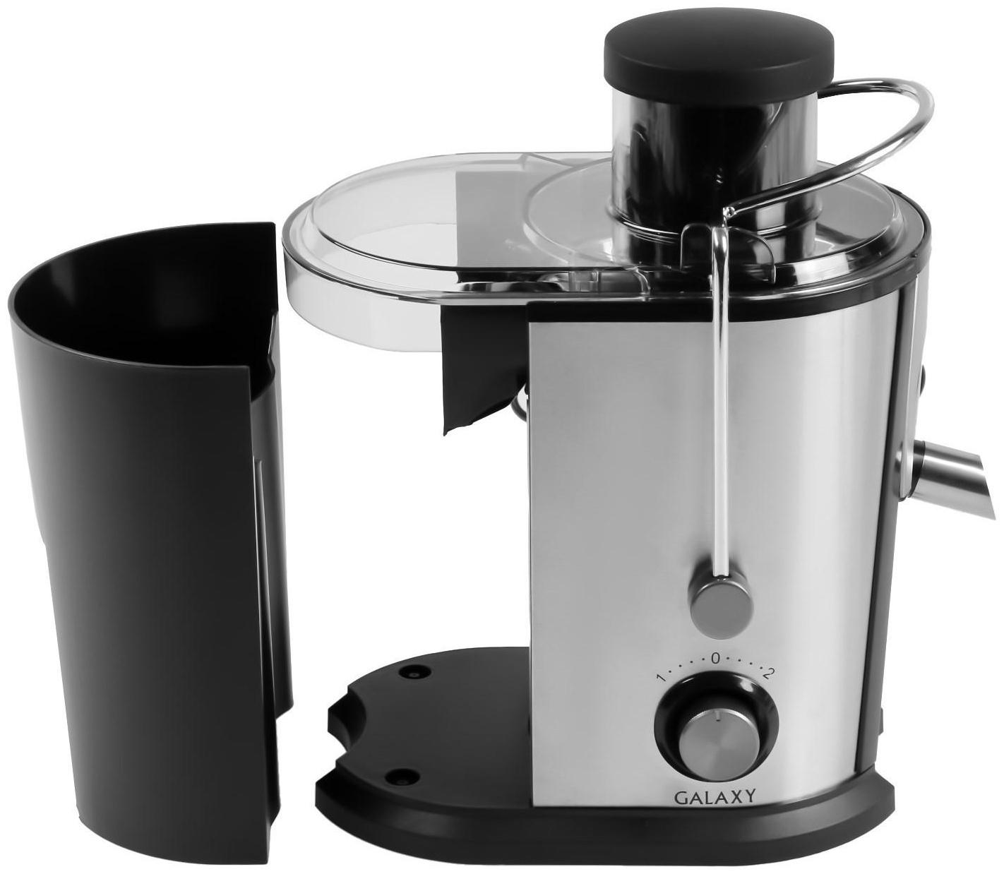 Соковыжималка Galaxy GL 0801, 700 Вт, 1.5 л, серебристая
