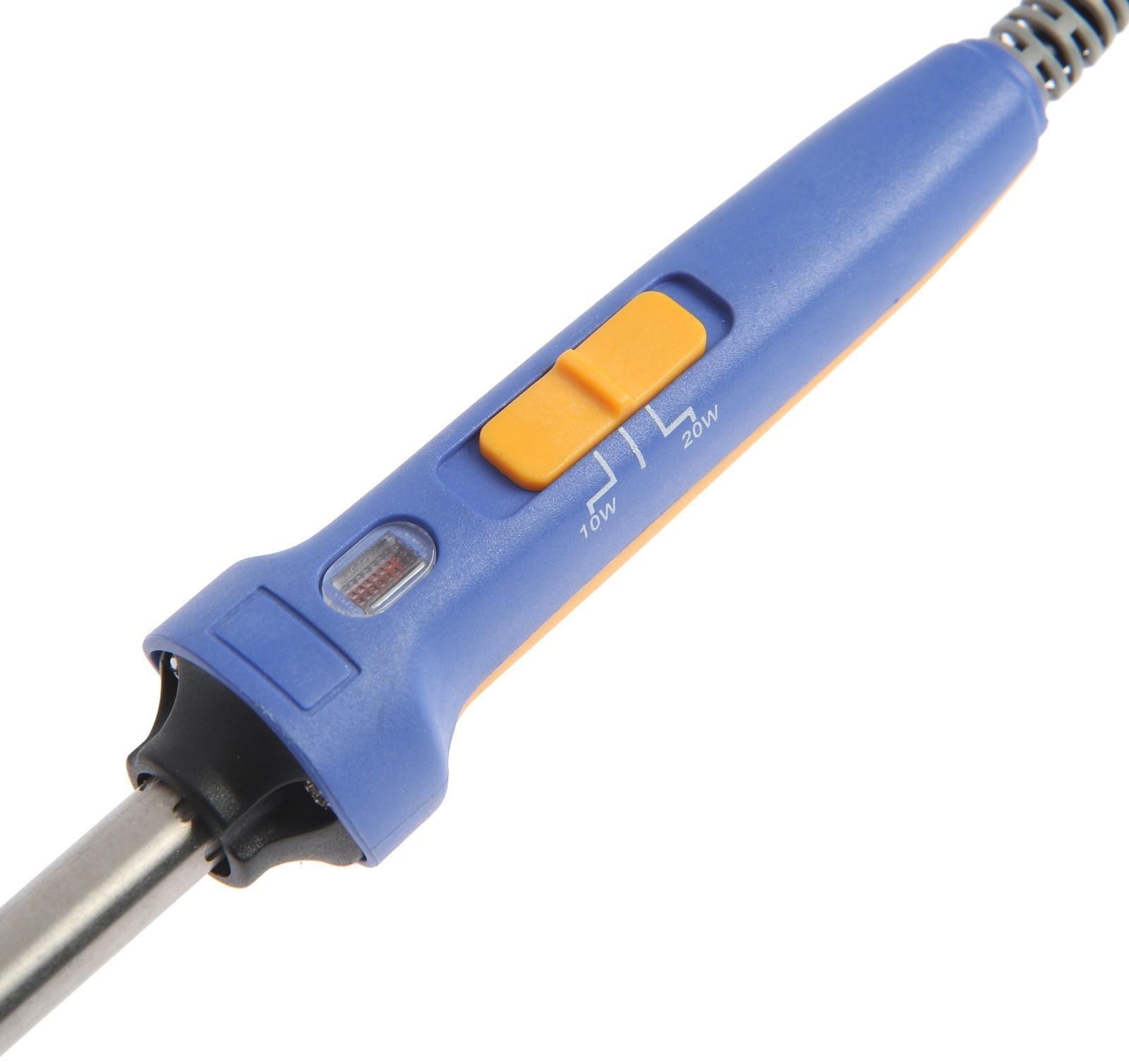 Мини-утюжок для пэчворка ТУНДРА, 10-20 Вт, 220 В, регулировка мощности, 2К рукоятка