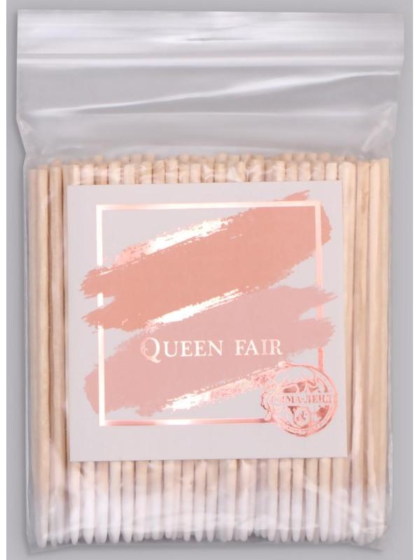 Ватные палочки на деревянной основе, заострённые, 7 см, 100 шт