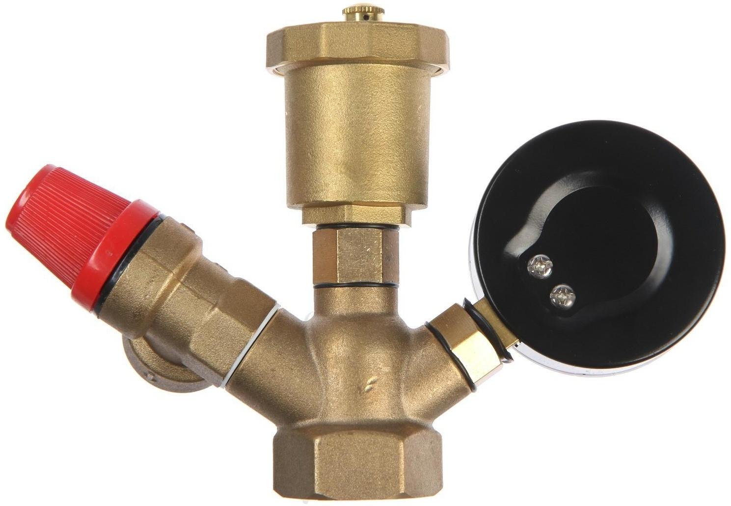 Группа безопасности ZEIN, для котлов отопления, 1