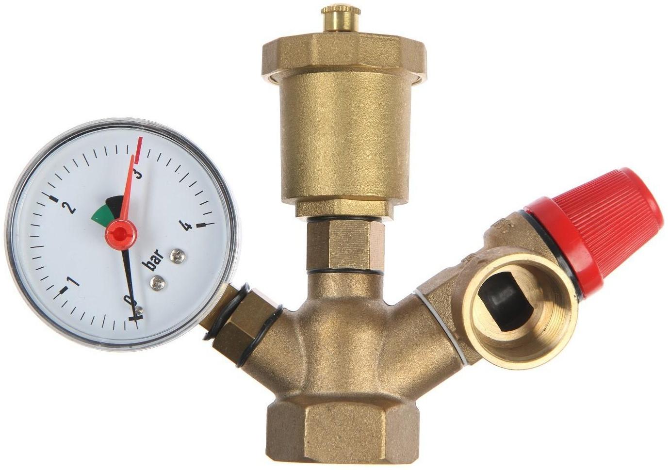 Группа безопасности ZEIN, для котлов отопления, 1