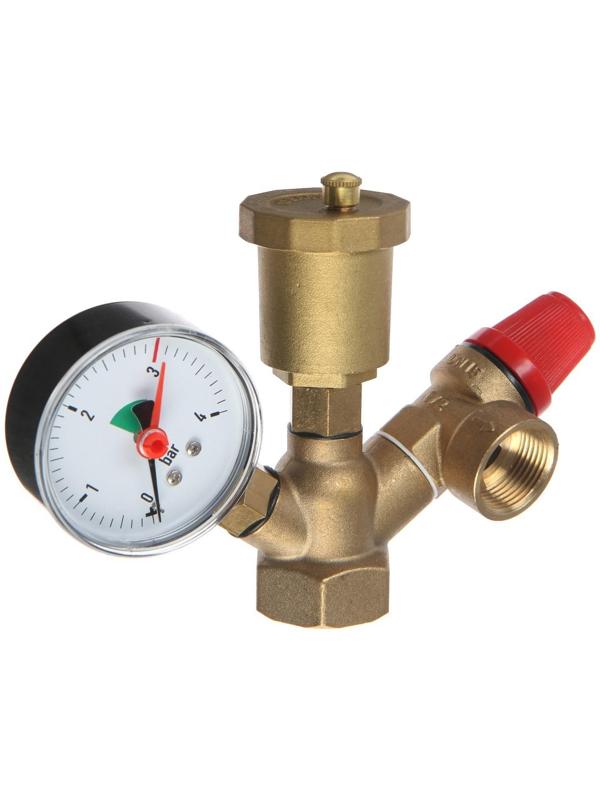 Группа безопасности ZEIN, для котлов отопления, 1