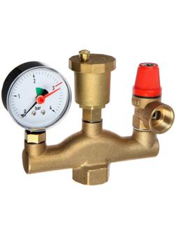 Группа безопасности ZEIN, для котлов отопления, 1