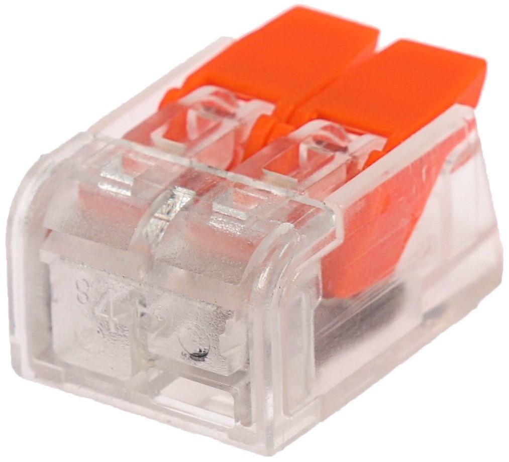 Строительно-монтажная клемма, СК-331, 32А, 0.14-4 мм2, 2 отверстия, набор 10 шт