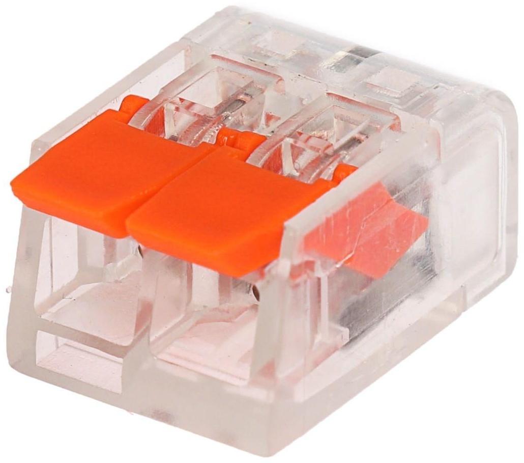 Строительно-монтажная клемма, СК-331, 32А, 0.14-4 мм2, 2 отверстия, набор 10 шт