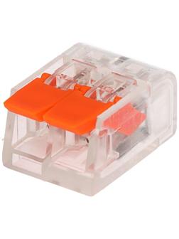 Строительно-монтажная клемма, СК-331, 32А, 0.14-4 мм2, 2 отверстия, набор 10 шт