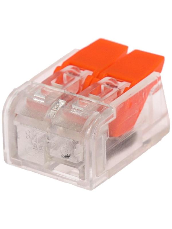 Строительно-монтажная клемма, СК-331, 32А, 0.14-4 мм2, 2 отверстия, набор 10 шт