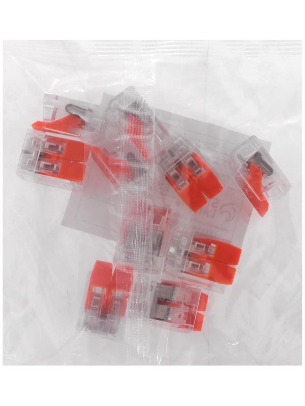 Строительно-монтажная клемма, СК-331, 32А, 0.14-4 мм2, 2 отверстия, набор 10 шт