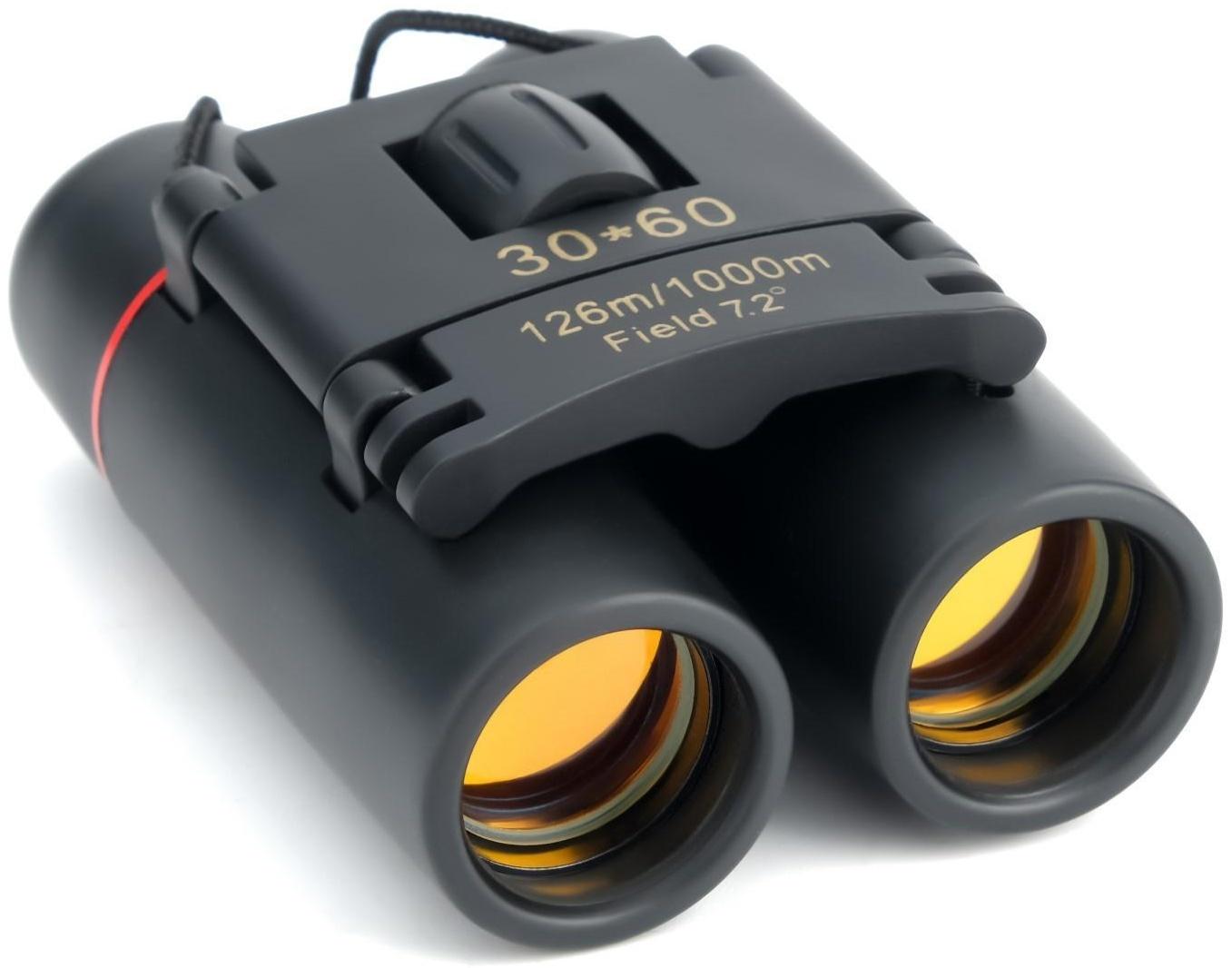 Бинокль оптический 7х20, черный