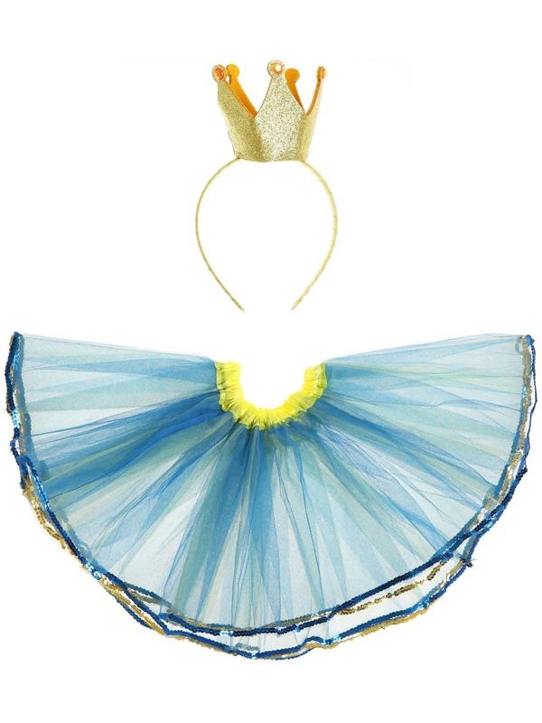 Карнавальный набор «Принцесса», 2 предмета: юбка, ободок