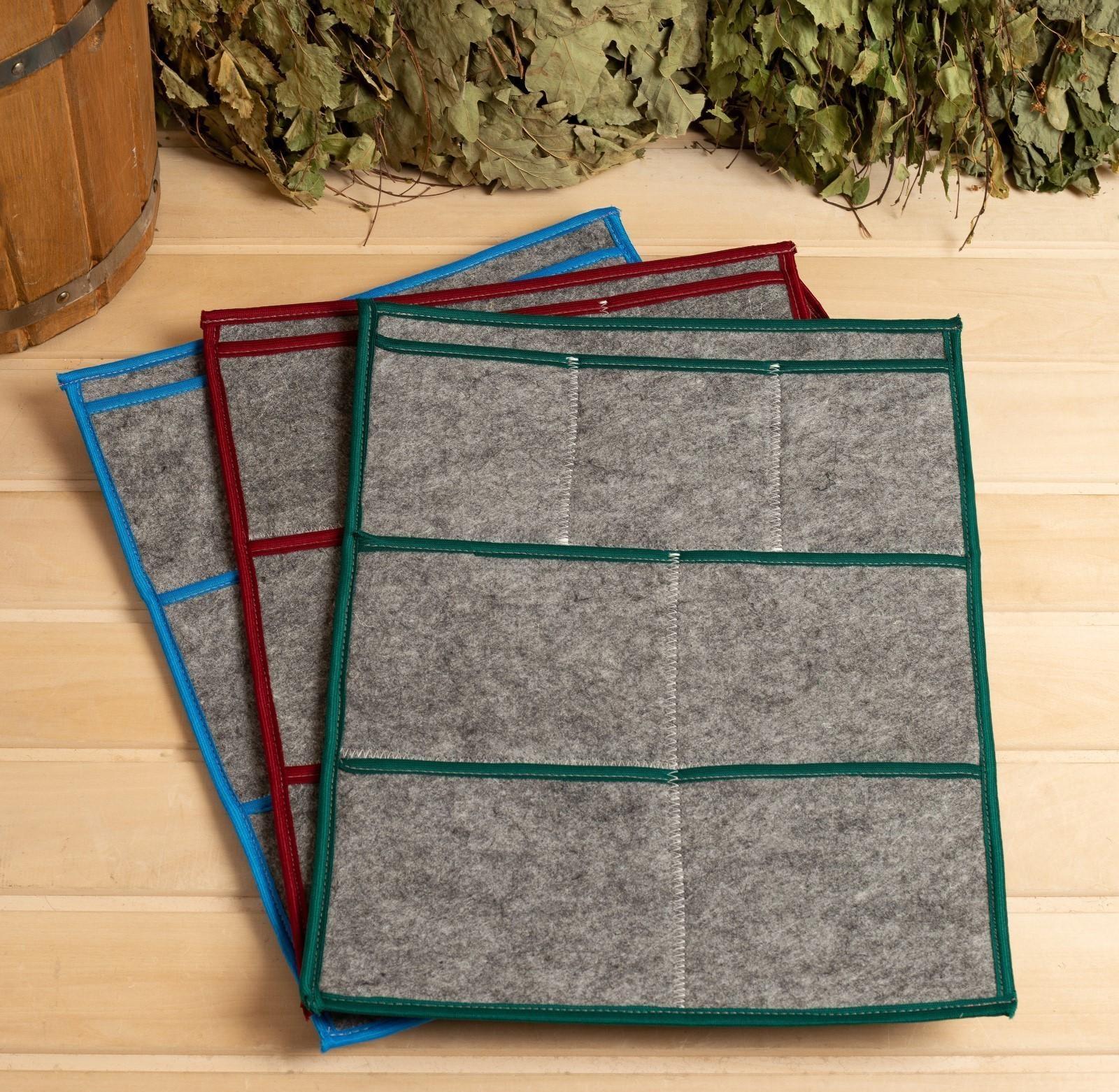 Органайзер настенный прямоугольный, с цветной окантовкой МИКС