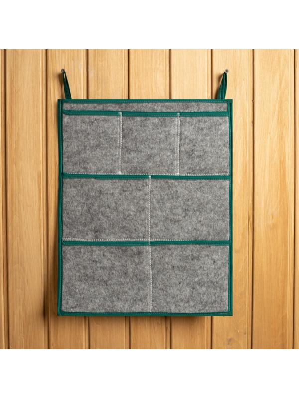 Органайзер настенный прямоугольный, с цветной окантовкой МИКС