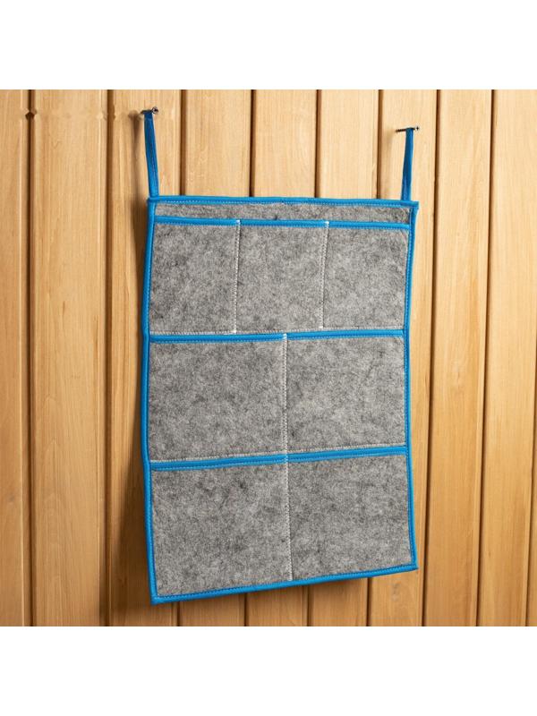 Органайзер настенный прямоугольный, с цветной окантовкой МИКС