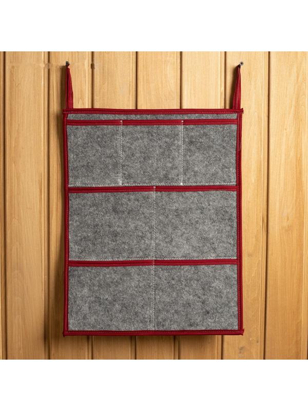 Органайзер настенный прямоугольный, с цветной окантовкой МИКС