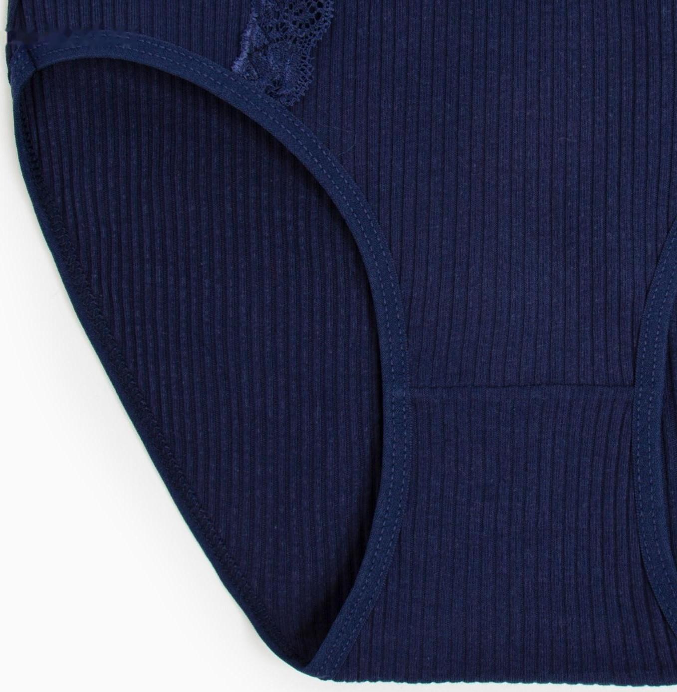 Трусы женские слипы, цвет темно-синий, р-р 46-48