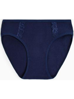 Трусы женские слипы, цвет темно-синий, р-р 46-48