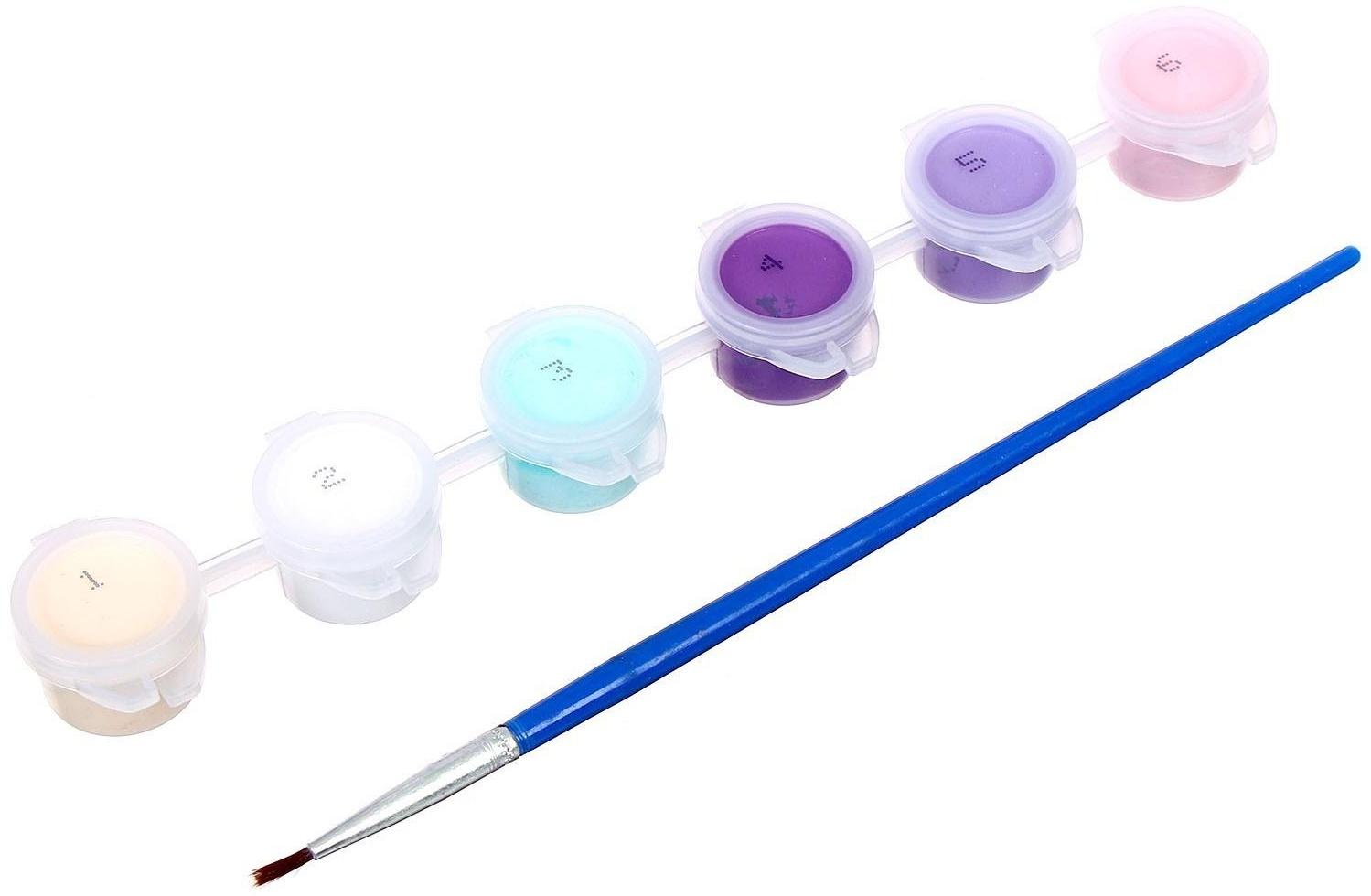 Картина по номерам «Сияющая девочка», 15х21 см