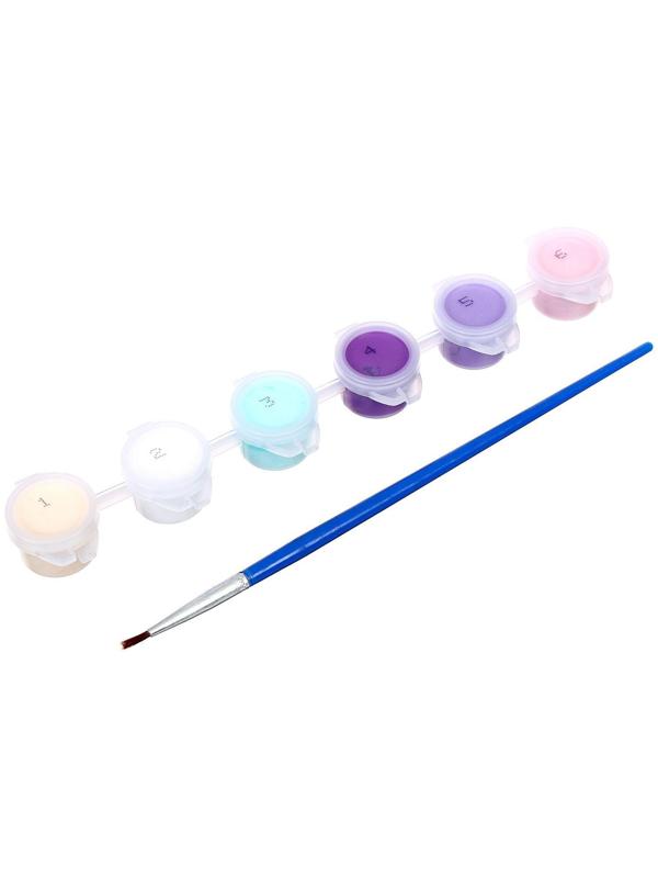 Картина по номерам «Сияющая девочка», 15х21 см